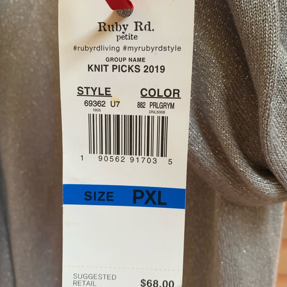 Ruby Rd. sweater. Brand new. - Picture 3 of 4